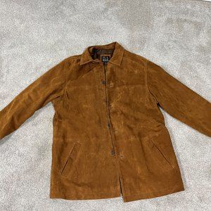 Joseph A. Bank Brown Suede Jacket